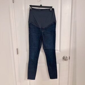 Madewell Maternity over-the-belly jeans in Danny wash